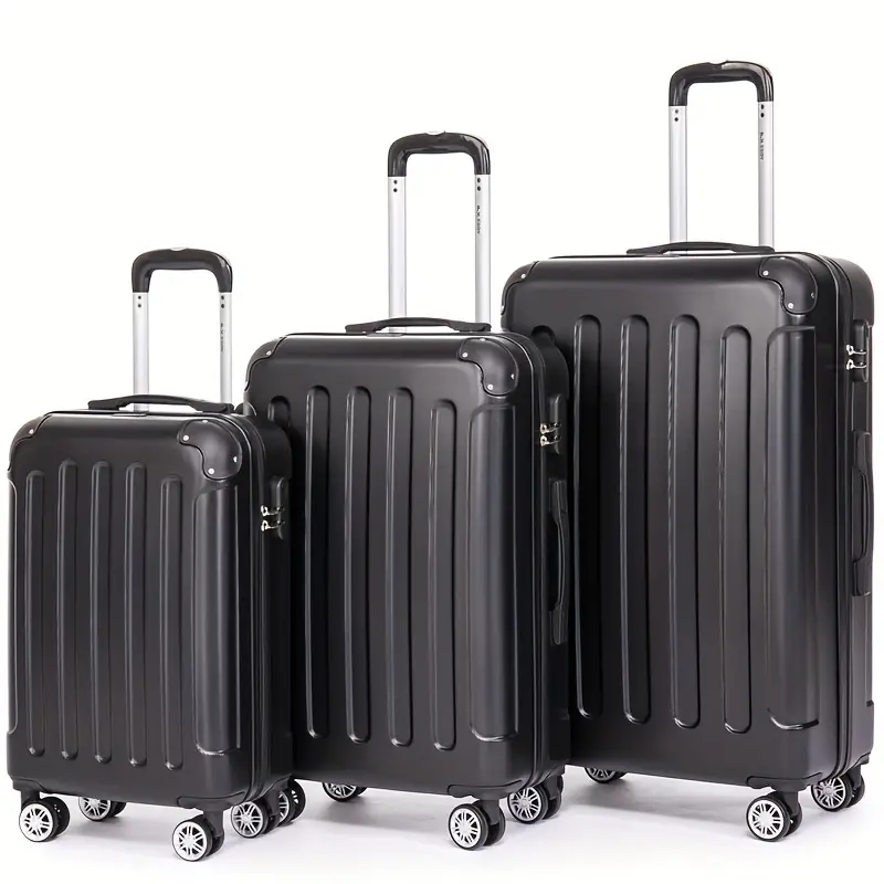 Schwarzes Koffer set