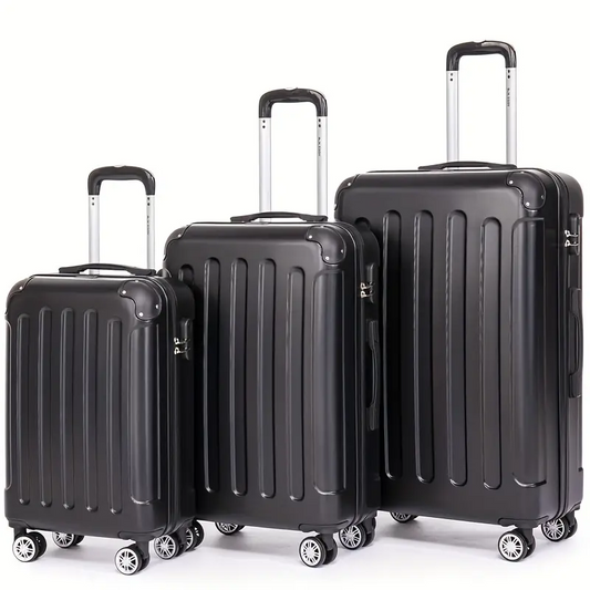 Schwarzes Koffer set
